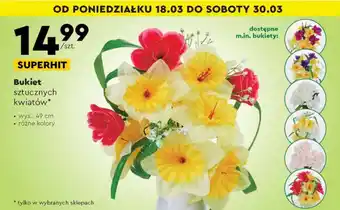 Biedronka Bukiet sztucznych kwiatów oferta