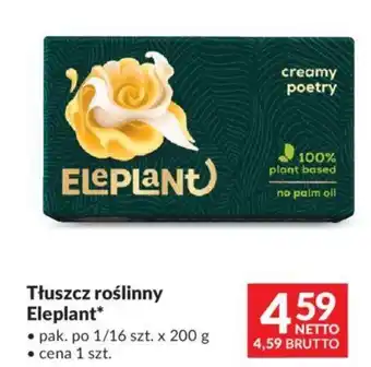 Makro Tłuszcz roślinny Eleplant, 200 g oferta