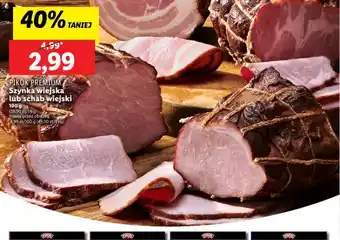 Lidl PIKOK PREMIUM Szynka wiejska lub schab wiejski oferta