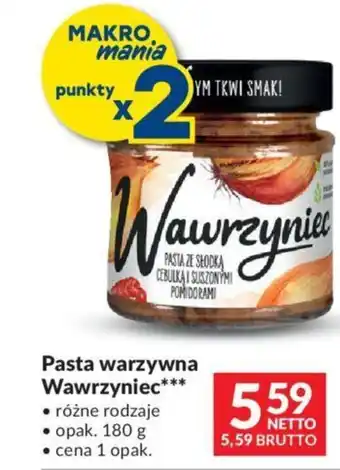 Makro Pasta warzywna Wawrzyniec, 180 g oferta