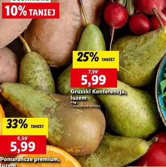 Lidl Gruszki Konferencja 1kg oferta