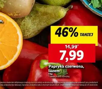 Lidl Papryka czerwona 1kg oferta