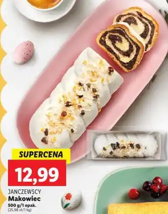 Lidl JANCZEWSCY Makowiec 500g oferta