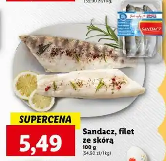 Lidl Sandacz filet ze skórą 100 g oferta