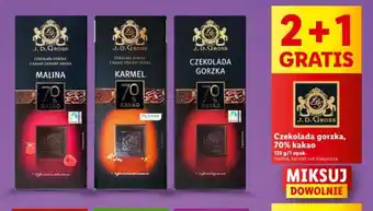Lidl Czekolada gorzka 70% kakao 125g oferta