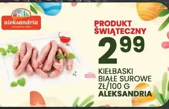 Wafelek ALEKSANDRIA KIEŁBASKI BIAŁE SUROWE 100 G oferta