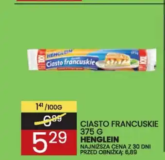 Wafelek HENGLEIN CIASTO FRANCUSKIE 375 G oferta