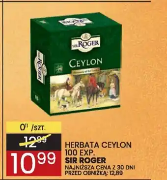 Wafelek SIR ROGER HERBATA CEYLON 100 EXP oferta