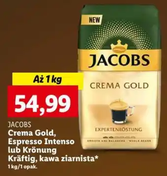 JACOBS Crema Gold Espresso Intenso lub Krönung Kräftig kawa ziarnista 1kg