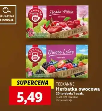 Lidl TEEKANNE Herbatka owocowa 20 torebek oferta
