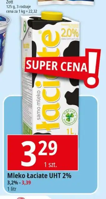 E.Leclerc Mleko Łaciate UHT 2% 1l oferta