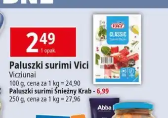 E.Leclerc Vicziunai Paluszki surimi Vici 100g oferta