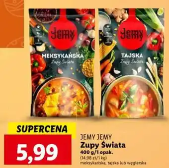 Lidl JEMY JEMY Zupy Świata 400g oferta