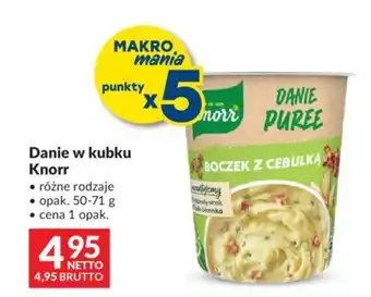 Makro Danie w kubku Knorr, 50 - 71 g oferta