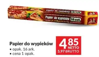 Makro Papier do wypieków, 16 ark. oferta