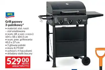 Makro Grill gazowy 3-palnikowy, 104 x 58 x 104,5 cm oferta