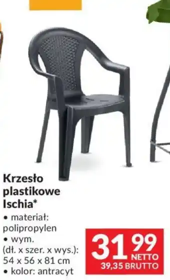 Makro Krzesło plastikowe Ischia, 54 x 56 x 81 cm oferta