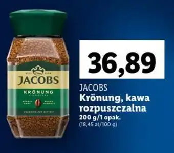 Lidl JACOBS Krönung, kawa rozpuszczalna 200g oferta