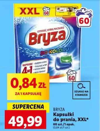 Lidl BRYZA Kapsułki do prania, XXL 60 szt oferta