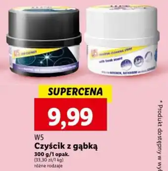 Lidl W5 Czyścik z gąbką 300 g oferta
