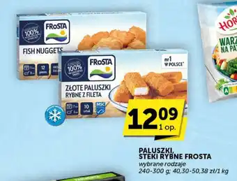 Groszek PALUSZKI STEKI RYBNE FROSTA 240-300g oferta