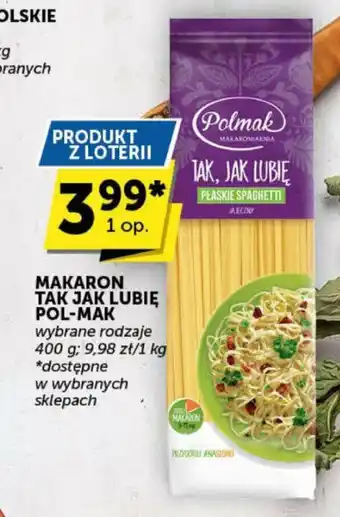 Groszek MAKARON TAK JAK LUBIĘ POL-MAK 400 g oferta