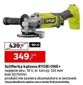 Leroy Merlin Szlifierka kątowa RYOBI ONE+ oferta