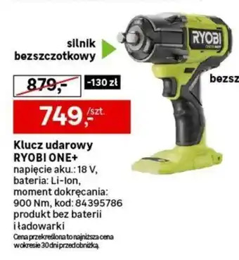 Leroy Merlin Klucz udarowy RYOBI ONE+ oferta