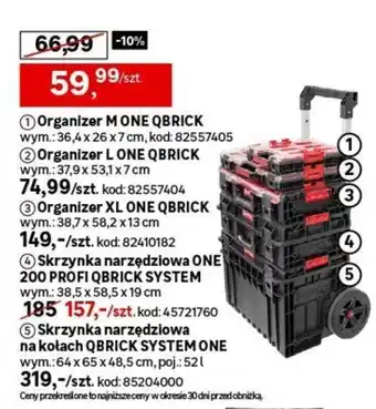 Leroy Merlin Organizer M ONE QBRICK oferta