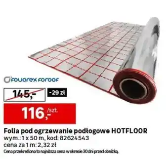Leroy Merlin Folia pod ogrzewanie podłogowe HOTFLOOR oferta
