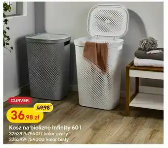 Castorama Kosz na bieliznę Infinity 60 l oferta