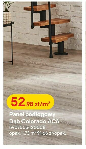 Castorama Panel podłogowy Dąb Colorado AC6 oferta