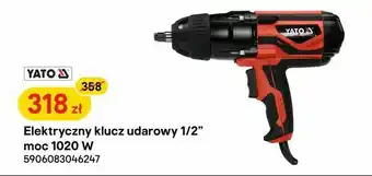 Castorama Elektryczny klucz udarowy 1/2" moc 1020 W oferta