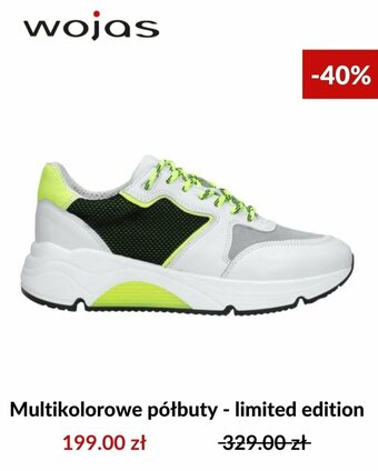 Multikolorowe półbuty - limited edition