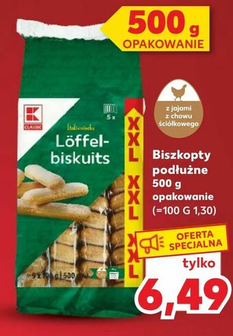 Kaufland Biszkopty podłużne oferta