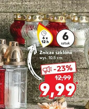 Kaufland Znicze szklane oferta