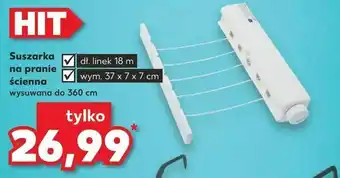 Kaufland Suszarka na pranie ścienna oferta