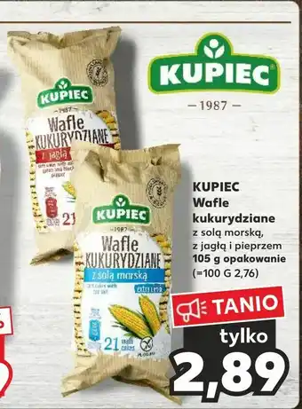 Kaufland KUPIEC Wafle kukurydziane oferta