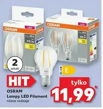 Kaufland OSRAM Lampy LED Filament oferta