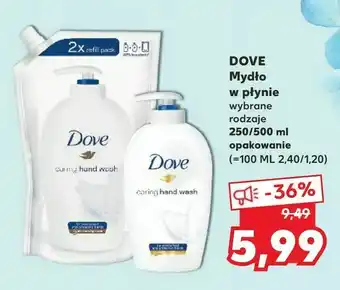 Kaufland DOVE Mydło w płynie oferta