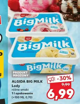 Kaufland ALGIDA BIG MILK Lody oferta