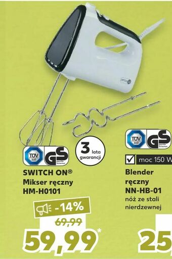 Kaufland SWITCH ON ® Mikser ręczny HM-H0101 oferta