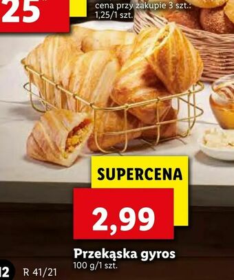 Lidl Przekąska gyros oferta