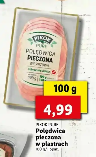 Lidl Polędwica pieczona w plastrach oferta