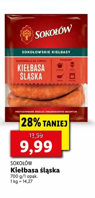 Lidl Kiełbasa śląska oferta