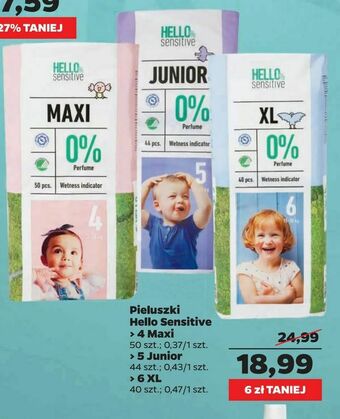 Netto Pieluszki Hello Sensitive oferta