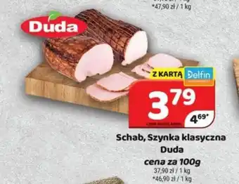 Delfin Schab Szynka klasyczna Duda 100g oferta