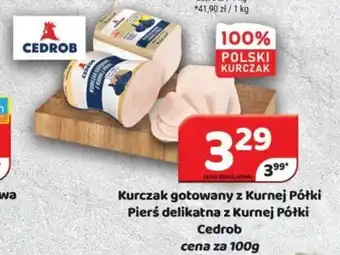 Delfin Kurczak gotowany z Kurnej Półki Pierś delikatna z Kurnej Półki CEDROB 100g oferta