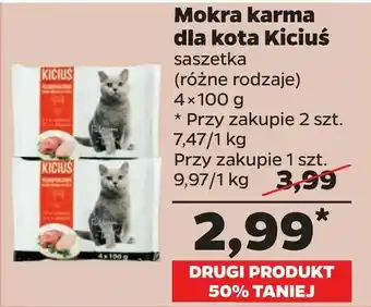 Netto Mokra karma dla kota Kiciuś oferta