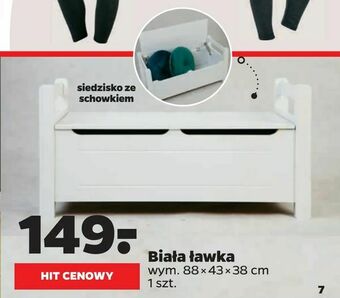 Netto Biała ławka oferta
